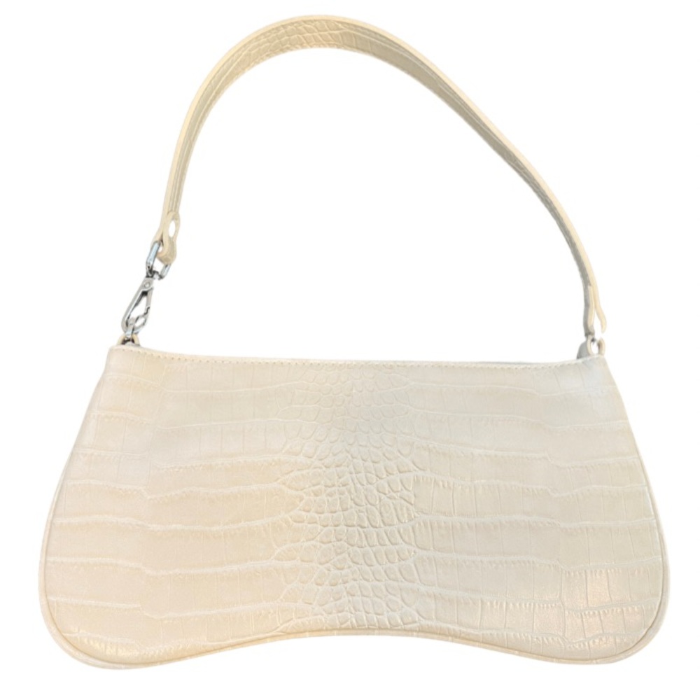 JW PEI Eva Shoulder Bag - Ivory Croc